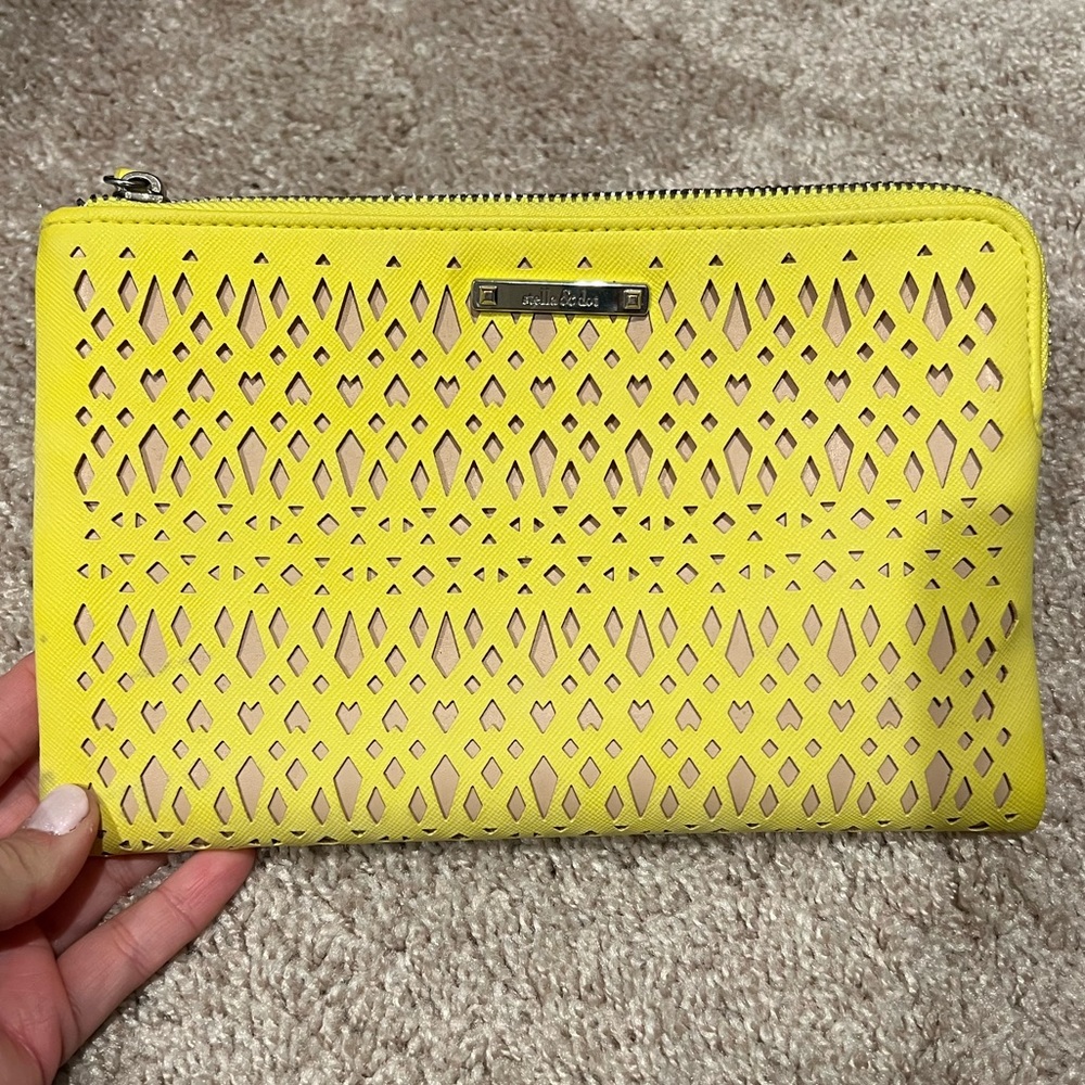 Stella & Dot laser cut clutch
